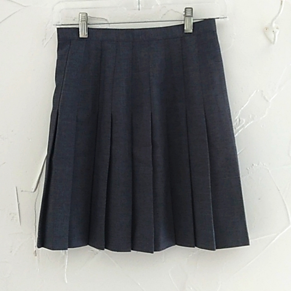 Vintage Bentley‎ Pleated Schoolgirl Dark Academia Mini Skirt Size 4 Made in USA